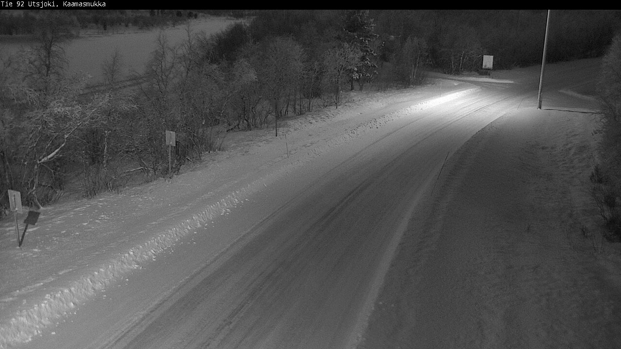 Weather Camera Image Road 92 Utsjoki, Kaamasmukka, Utsjoki, Lappi