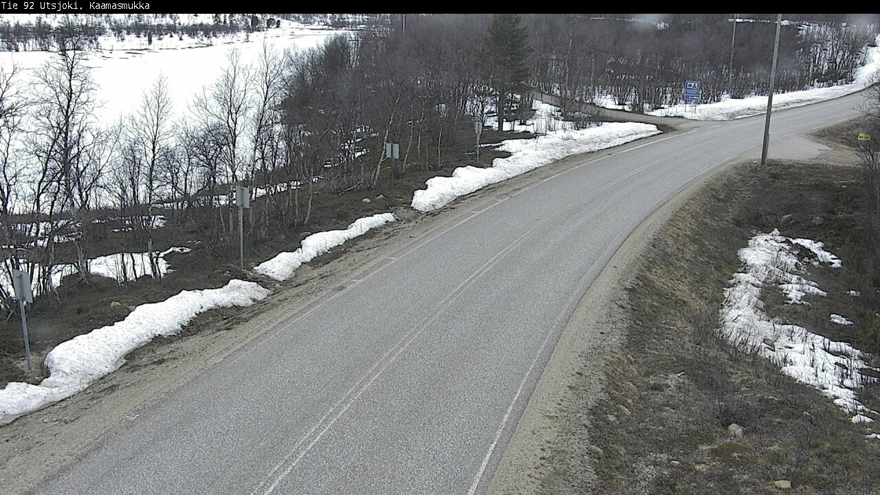 Weather Camera Image Väg 92 Utsjoki, Kaamasmukka, Utsjoki, Lappi