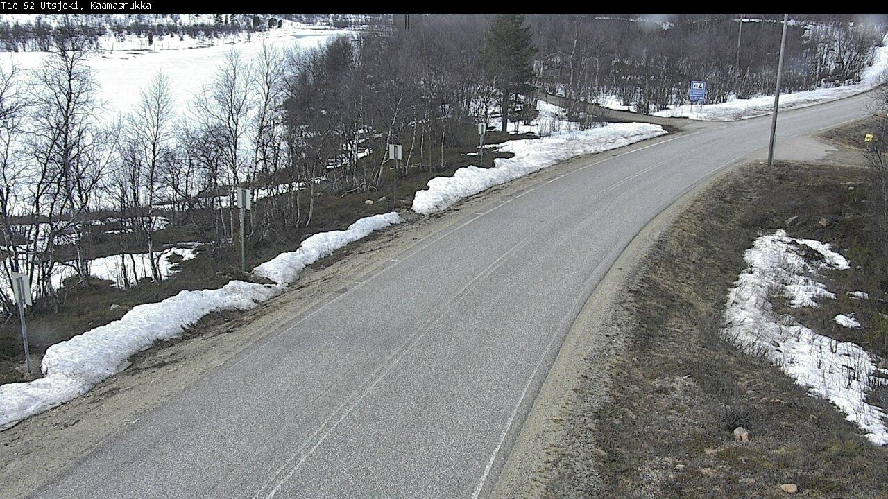 Weather Camera Image Väg 92 Utsjoki, Kaamasmukka, Utsjoki, Lappi