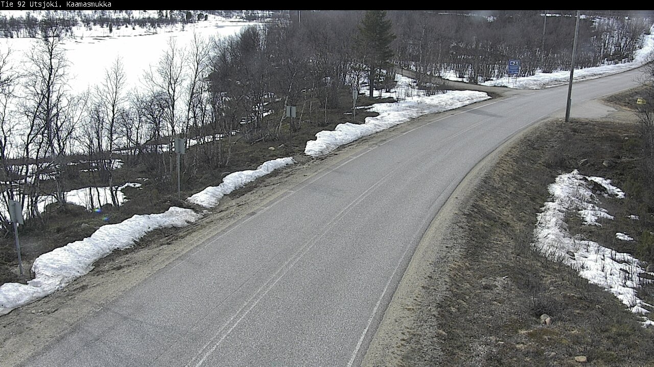 Weather Camera Image Väg 92 Utsjoki, Kaamasmukka, Utsjoki, Lappi