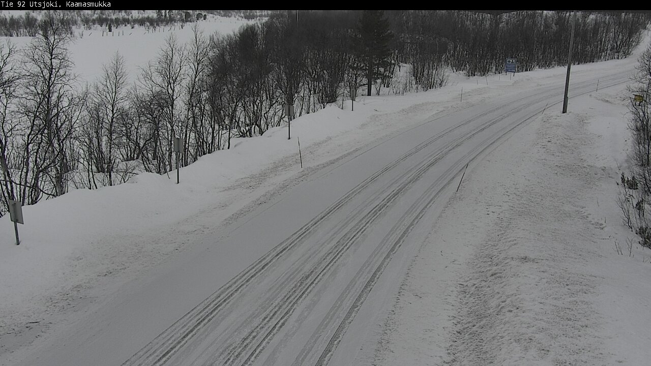 Kelikamerat Kuva Tie 92 Utsjoki, Kaamasmukka, Utsjoki, Lappi