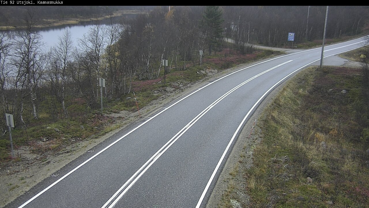 Weather Camera Image Road 92 Utsjoki, Kaamasmukka, Utsjoki, Lappi