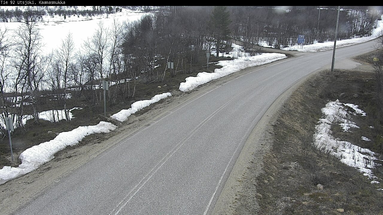 Weather Camera Image Väg 92 Utsjoki, Kaamasmukka, Utsjoki, Lappi