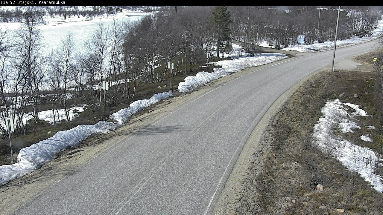 Weather Camera Image Väg 92 Utsjoki, Kaamasmukka, Utsjoki, Lappi