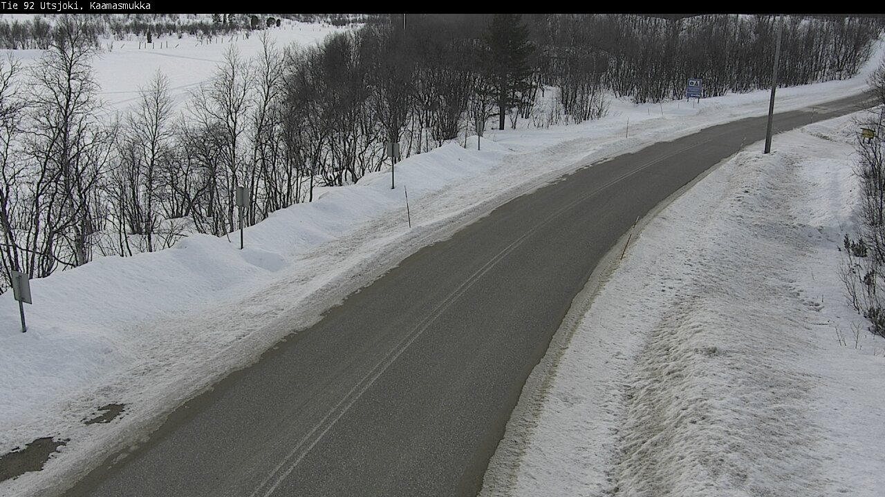 Kelikamerat Kuva Tie 92 Utsjoki, Kaamasmukka, Utsjoki, Lappi