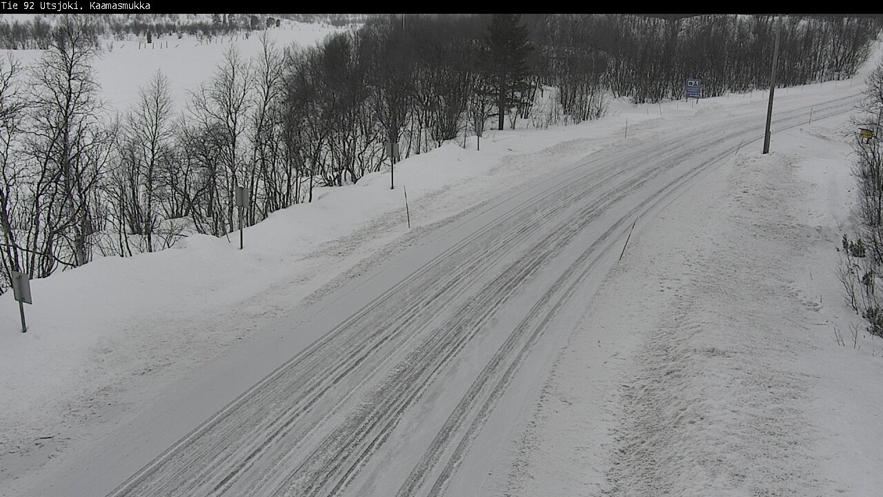 Kelikamerat Kuva Tie 92 Utsjoki, Kaamasmukka, Utsjoki, Lappi