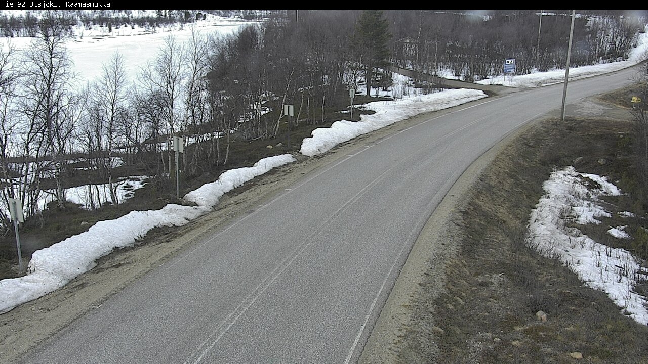 Weather Camera Image Väg 92 Utsjoki, Kaamasmukka, Utsjoki, Lappi