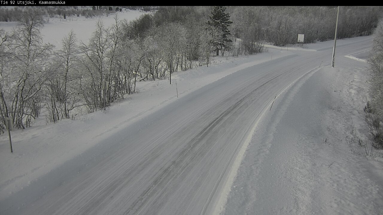 Weather Camera Image Road 92 Utsjoki, Kaamasmukka, Utsjoki, Lappi