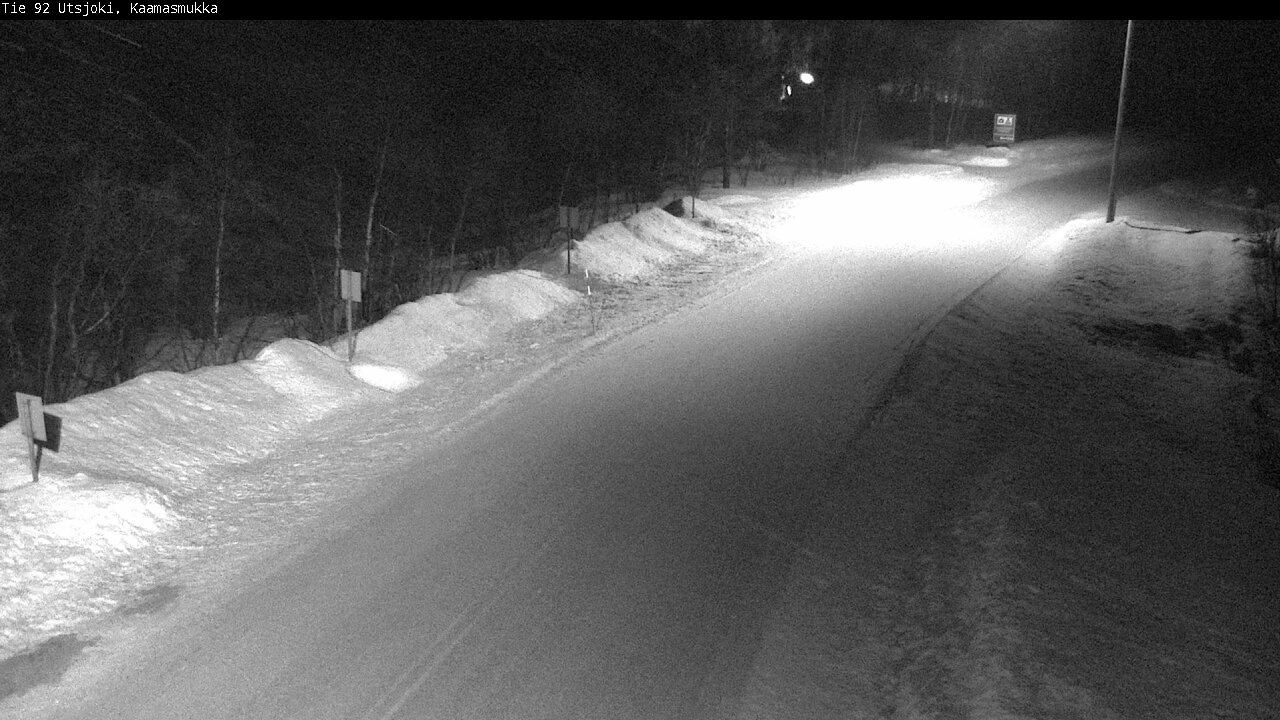 Kelikamerat Kuva Tie 92 Utsjoki, Kaamasmukka, Utsjoki, Lappi