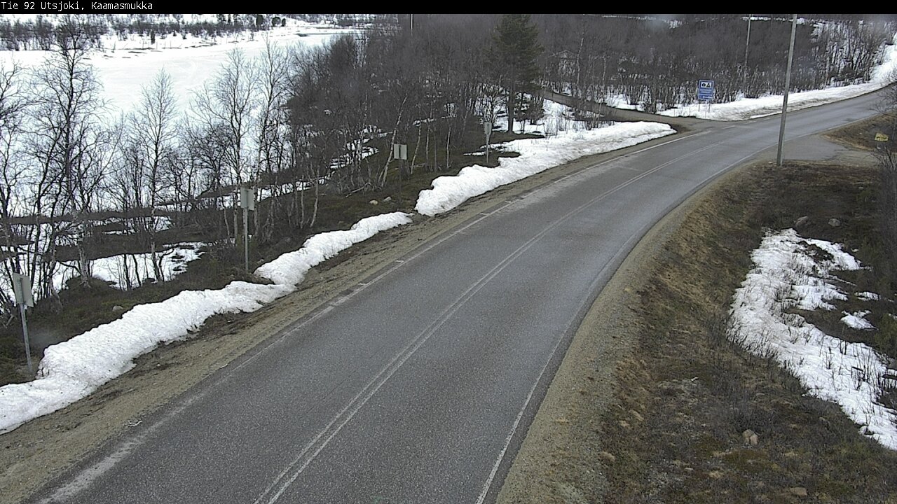 Weather Camera Image Väg 92 Utsjoki, Kaamasmukka, Utsjoki, Lappi