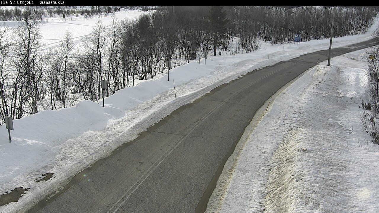 Kelikamerat Kuva Tie 92 Utsjoki, Kaamasmukka, Utsjoki, Lappi