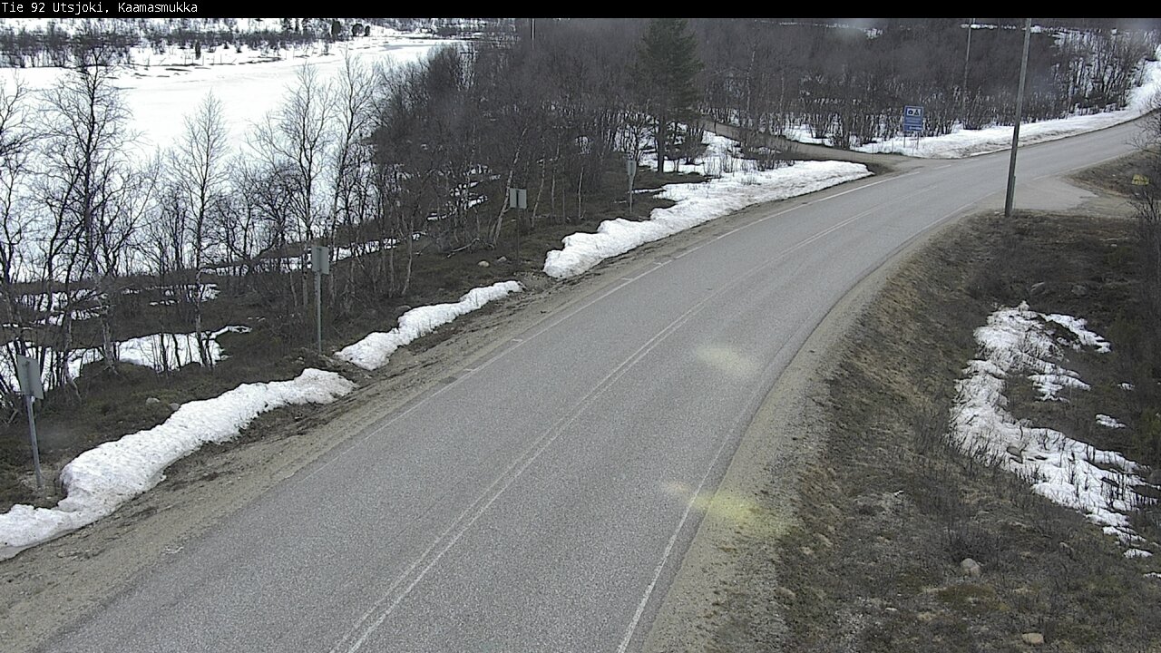 Weather Camera Image Väg 92 Utsjoki, Kaamasmukka, Utsjoki, Lappi