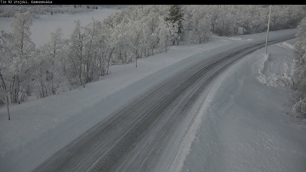 Kelikamerat Kuva Tie 92 Utsjoki, Kaamasmukka, Utsjoki, Lappi