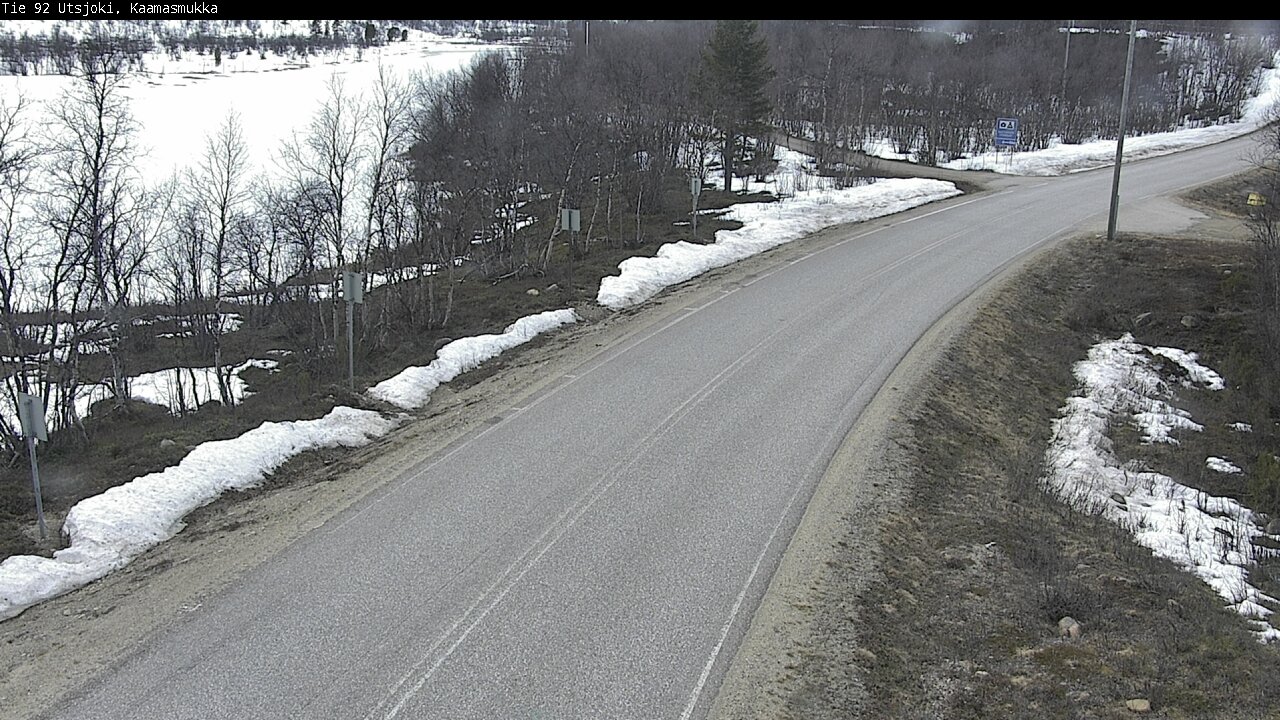 Weather Camera Image Väg 92 Utsjoki, Kaamasmukka, Utsjoki, Lappi