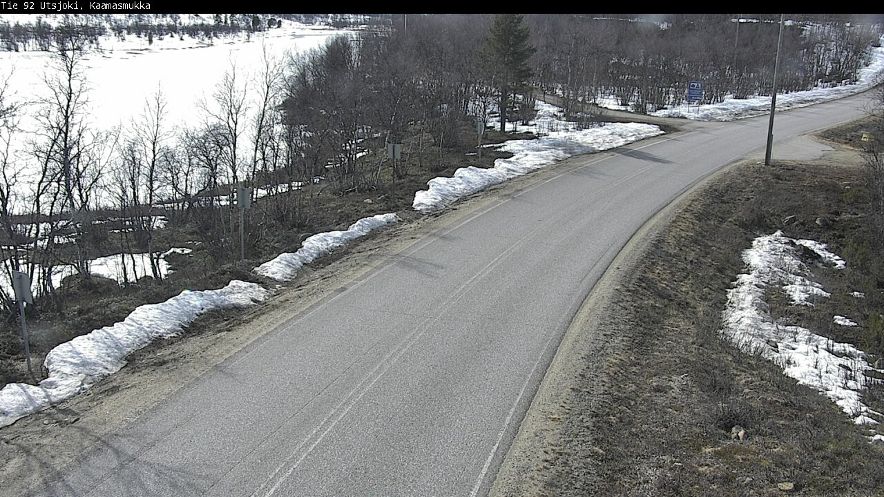 Weather Camera Image Väg 92 Utsjoki, Kaamasmukka, Utsjoki, Lappi
