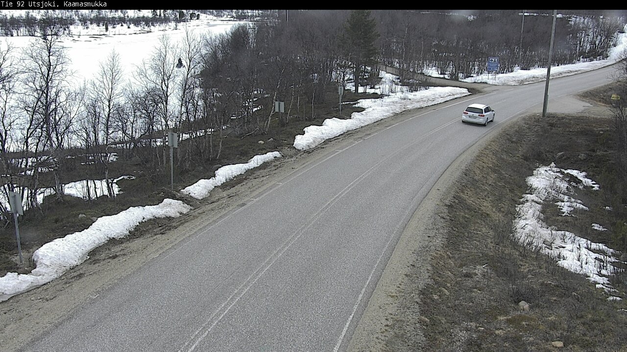 Weather Camera Image Väg 92 Utsjoki, Kaamasmukka, Utsjoki, Lappi