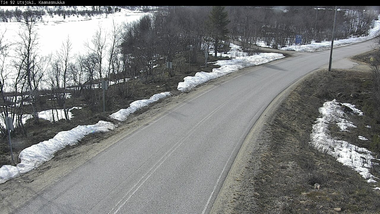 Weather Camera Image Väg 92 Utsjoki, Kaamasmukka, Utsjoki, Lappi