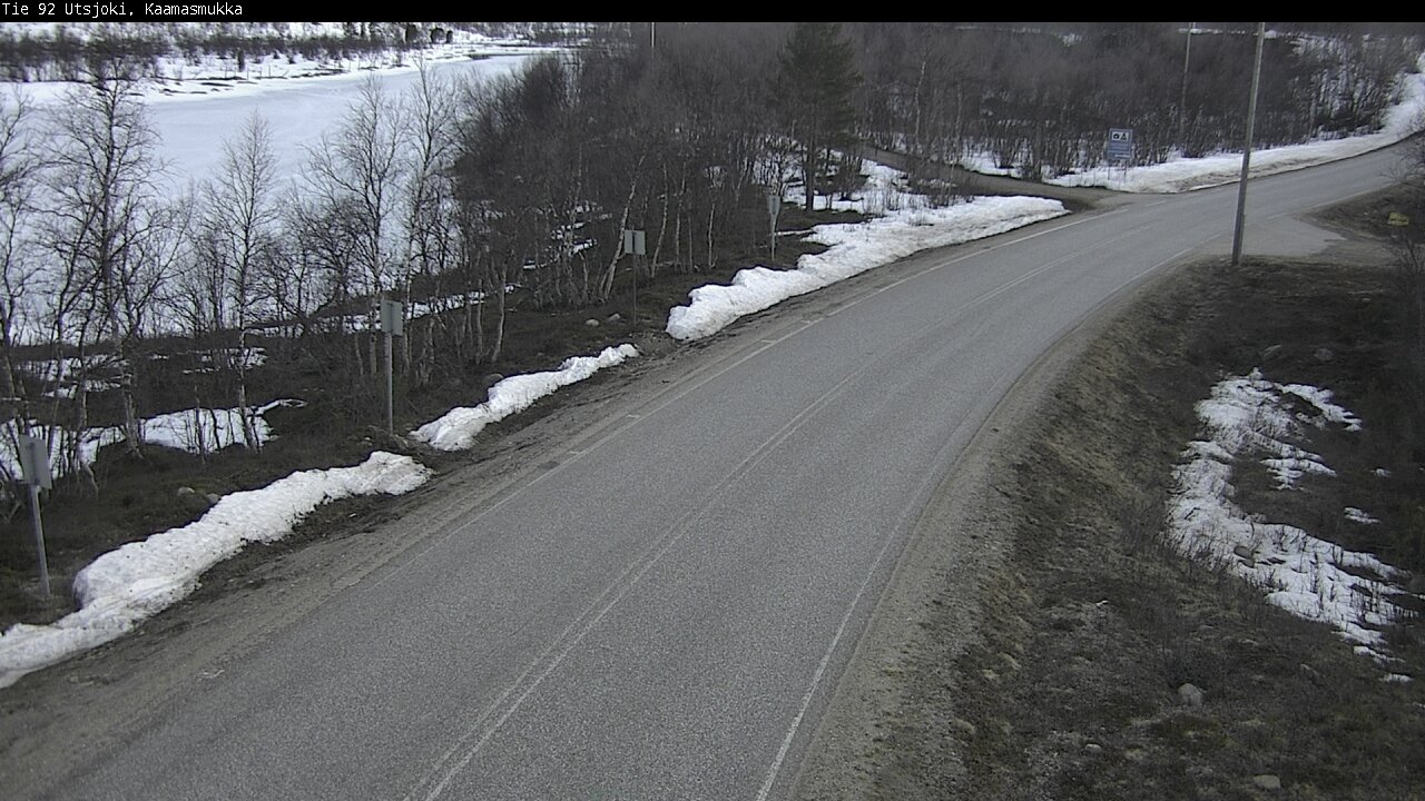 Weather Camera Image Väg 92 Utsjoki, Kaamasmukka, Utsjoki, Lappi