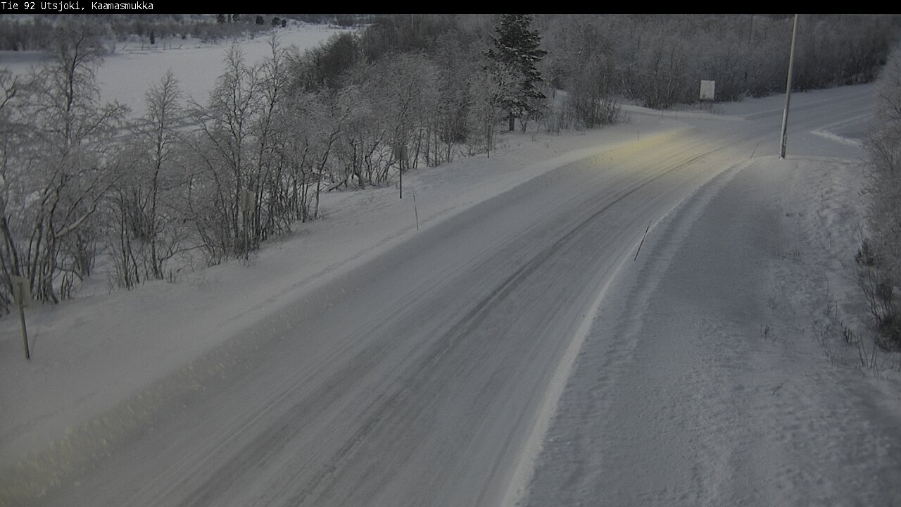 Weather Camera Image Road 92 Utsjoki, Kaamasmukka, Utsjoki, Lappi