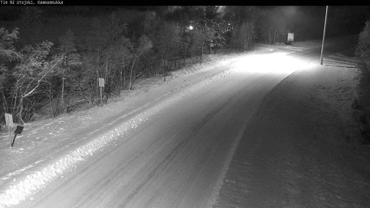 Weather Camera Image Road 92 Utsjoki, Kaamasmukka, Utsjoki, Lappi