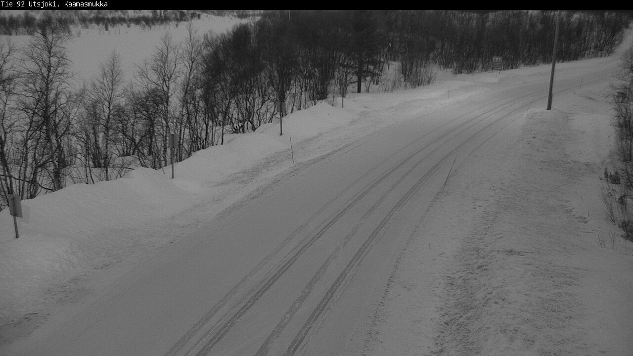 Kelikamerat Kuva Tie 92 Utsjoki, Kaamasmukka, Utsjoki, Lappi