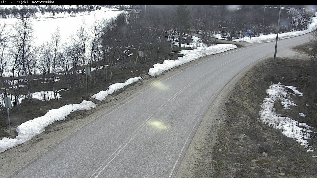 Weather Camera Image Väg 92 Utsjoki, Kaamasmukka, Utsjoki, Lappi