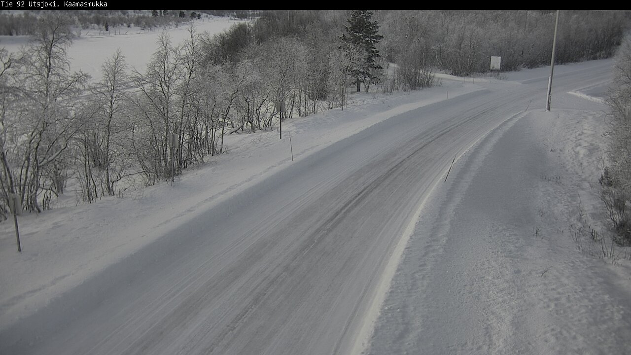 Weather Camera Image Road 92 Utsjoki, Kaamasmukka, Utsjoki, Lappi