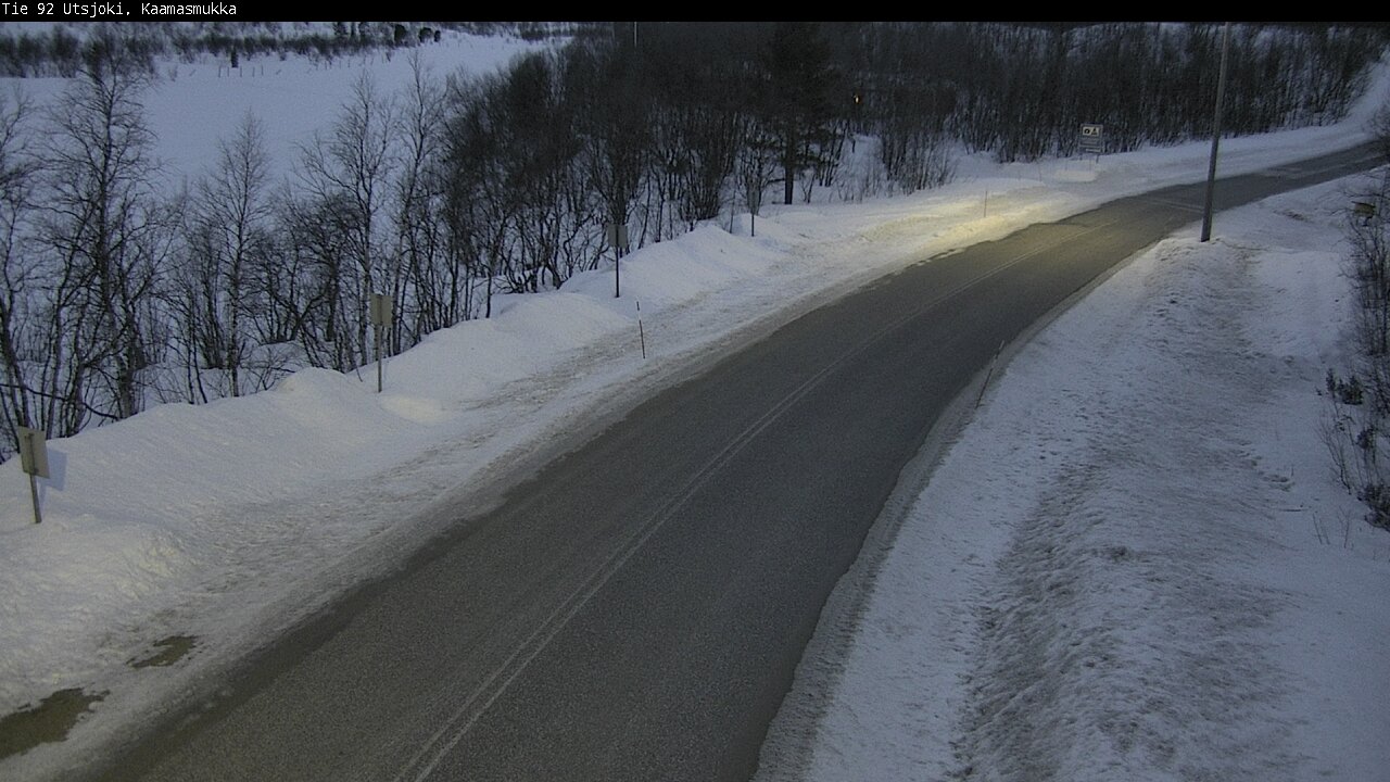 Kelikamerat Kuva Tie 92 Utsjoki, Kaamasmukka, Utsjoki, Lappi