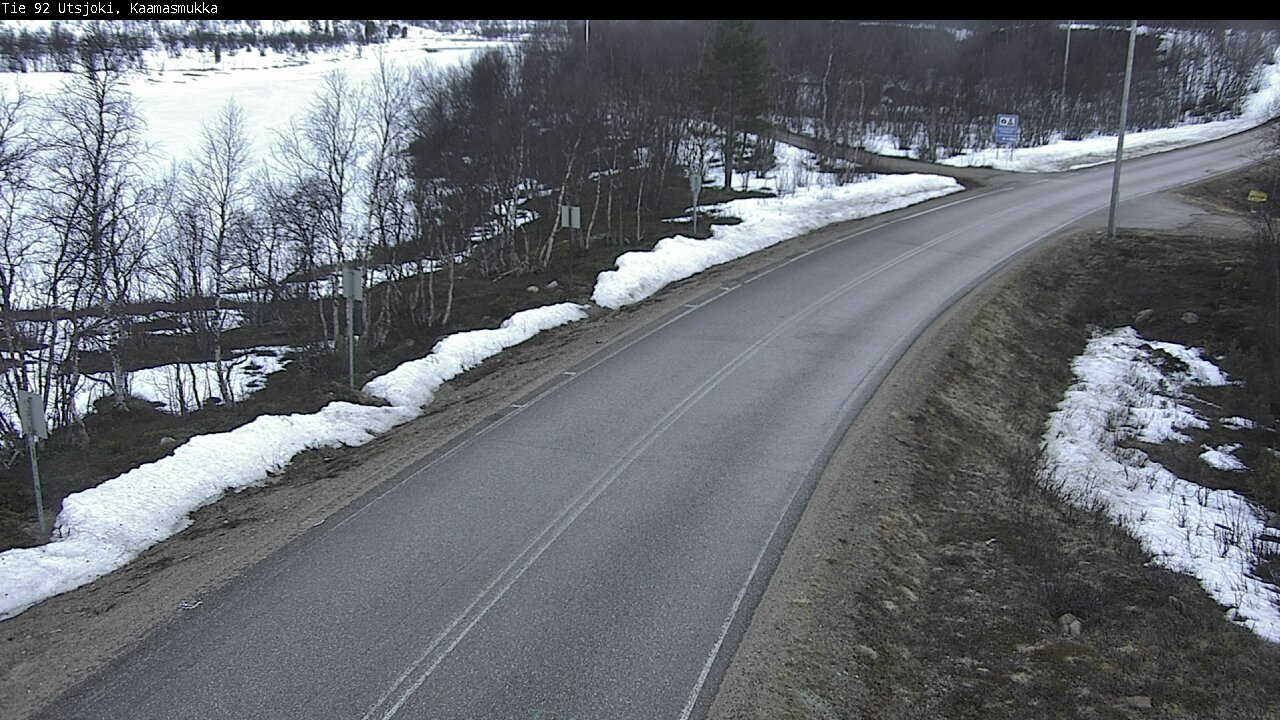 Weather Camera Image Väg 92 Utsjoki, Kaamasmukka, Utsjoki, Lappi
