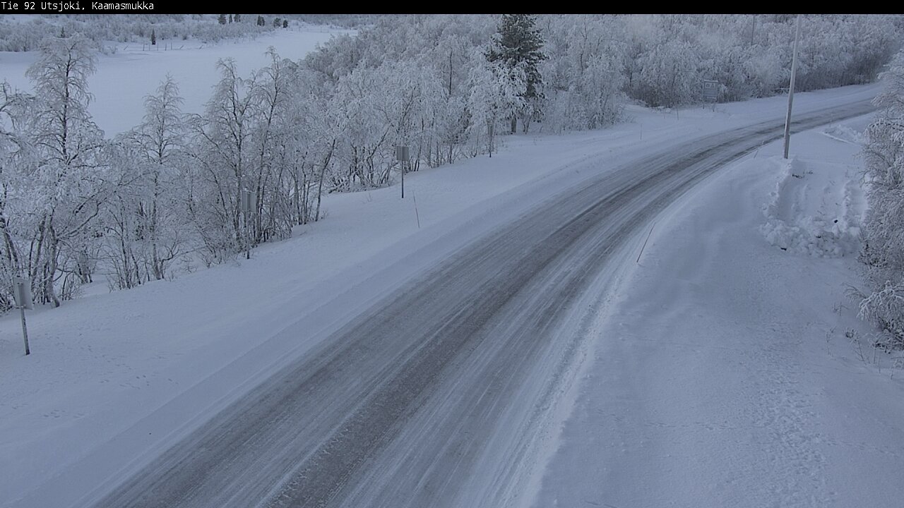Kelikamerat Kuva Tie 92 Utsjoki, Kaamasmukka, Utsjoki, Lappi