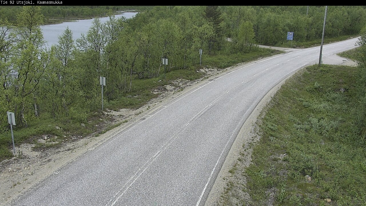 Weather Camera Image Väg 92 Utsjoki, Kaamasmukka, Utsjoki, Lappi