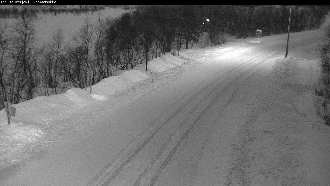 Kelikamerat Kuva Tie 92 Utsjoki, Kaamasmukka, Utsjoki, Lappi