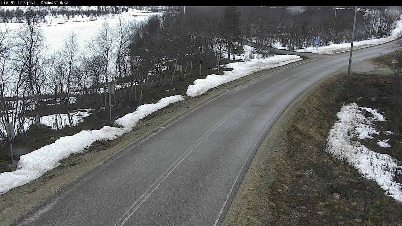 Weather Camera Image Väg 92 Utsjoki, Kaamasmukka, Utsjoki, Lappi