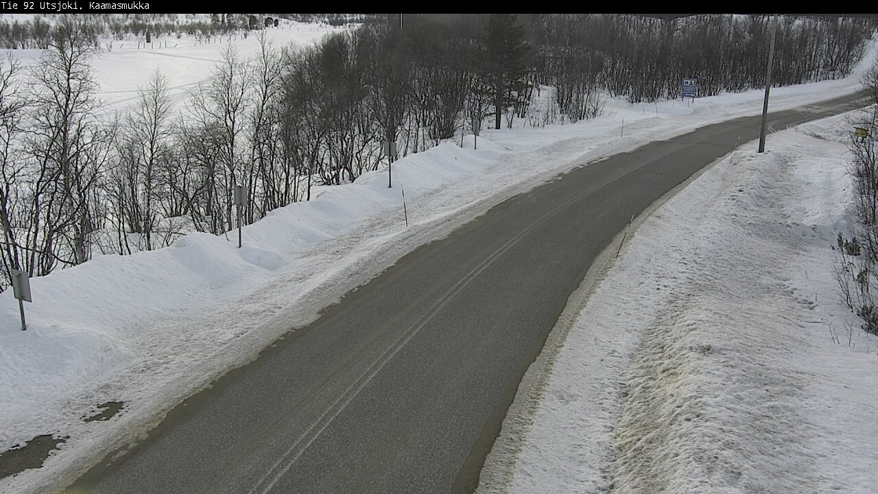 Kelikamerat Kuva Tie 92 Utsjoki, Kaamasmukka, Utsjoki, Lappi