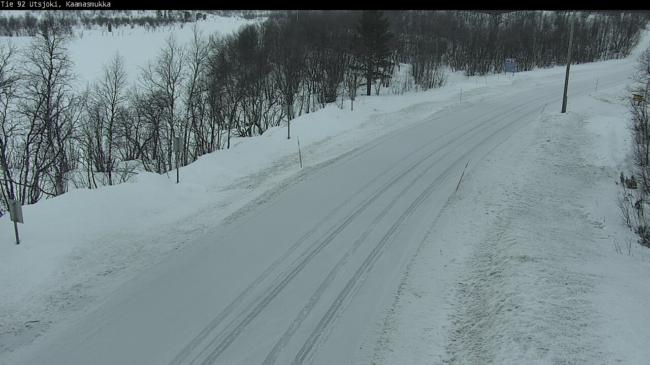 Kelikamerat Kuva Tie 92 Utsjoki, Kaamasmukka, Utsjoki, Lappi
