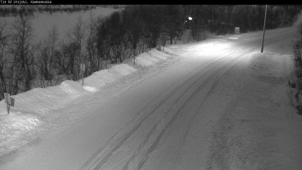 Kelikamerat Kuva Tie 92 Utsjoki, Kaamasmukka, Utsjoki, Lappi