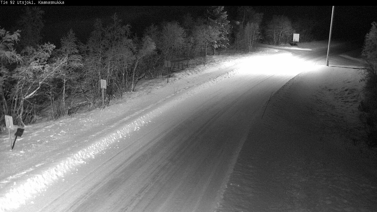 Weather Camera Image Väg 92 Utsjoki, Kaamasmukka, Utsjoki, Lappi