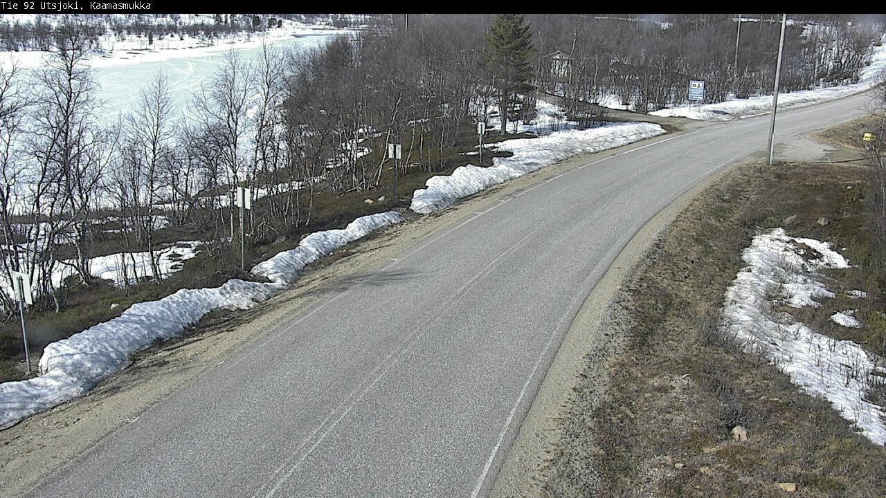 Weather Camera Image Väg 92 Utsjoki, Kaamasmukka, Utsjoki, Lappi