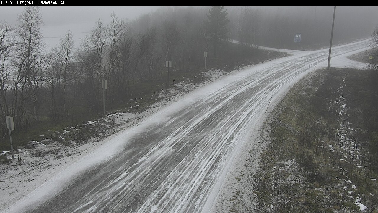 Kelikamerat Kuva Tie 92 Utsjoki, Kaamasmukka, Utsjoki, Lappi