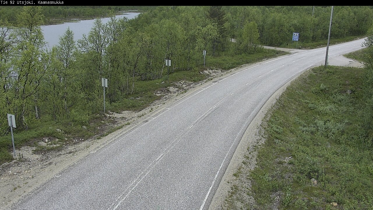 Weather Camera Image Road 92 Utsjoki, Kaamasmukka, Utsjoki, Lappi