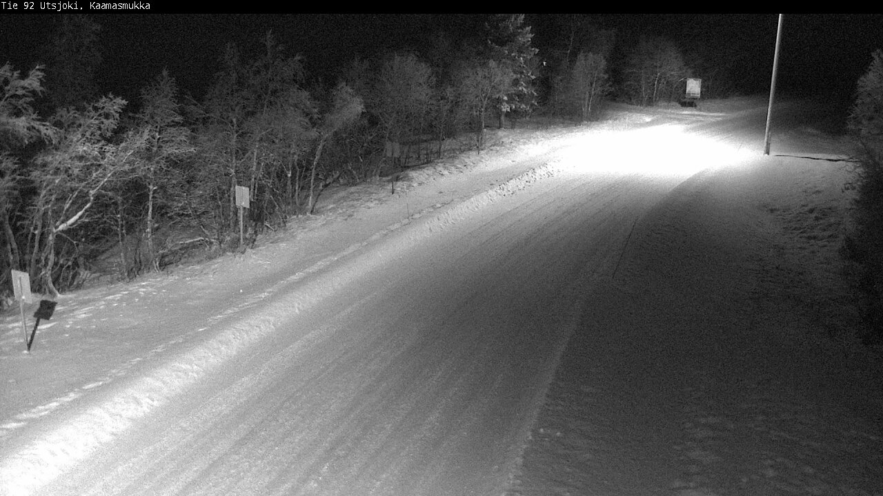 Weather Camera Image Road 92 Utsjoki, Kaamasmukka, Utsjoki, Lappi