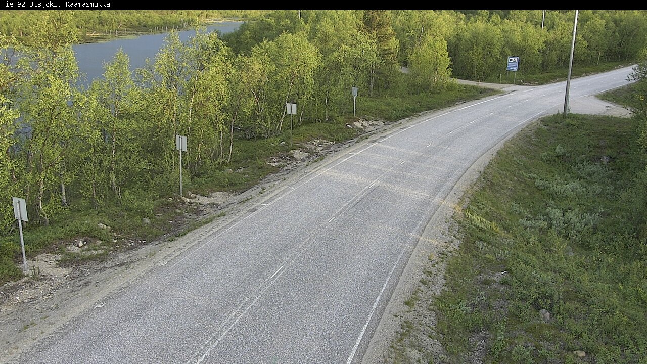 Kelikamerat Kuva Tie 92 Utsjoki, Kaamasmukka, Utsjoki, Lappi