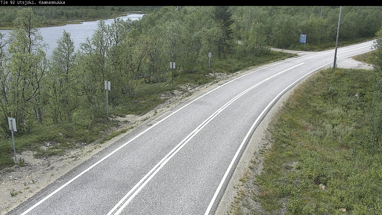 Kelikamerat Kuva Tie 92 Utsjoki, Kaamasmukka, Utsjoki, Lappi