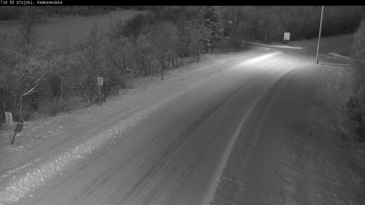 Weather Camera Image Road 92 Utsjoki, Kaamasmukka, Utsjoki, Lappi