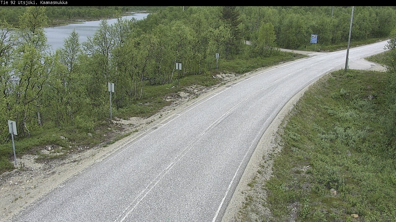 Weather Camera Image Väg 92 Utsjoki, Kaamasmukka, Utsjoki, Lappi