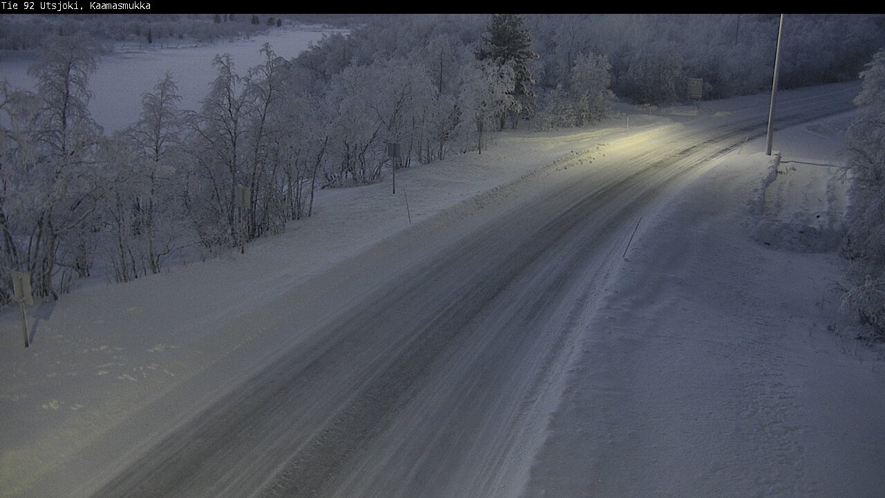 Kelikamerat Kuva Tie 92 Utsjoki, Kaamasmukka, Utsjoki, Lappi