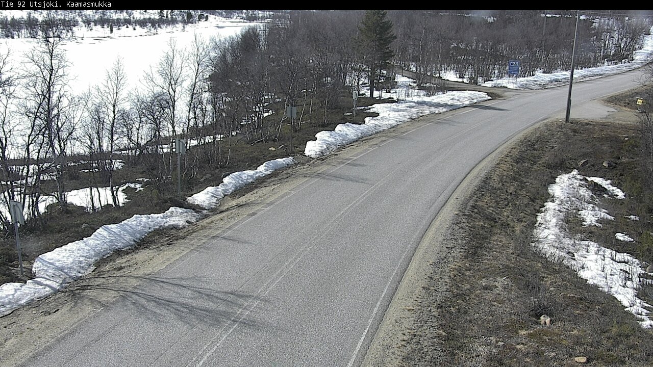 Weather Camera Image Väg 92 Utsjoki, Kaamasmukka, Utsjoki, Lappi