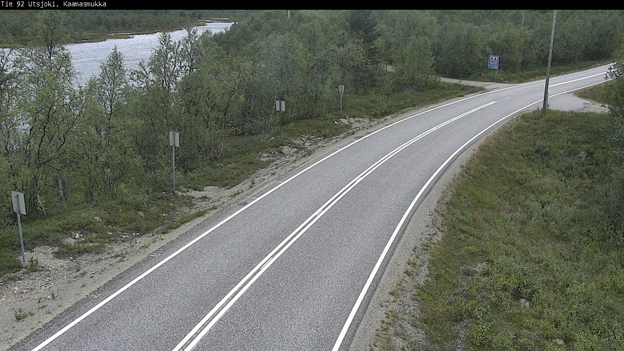 Weather Camera Image Road 92 Utsjoki, Kaamasmukka, Utsjoki, Lappi