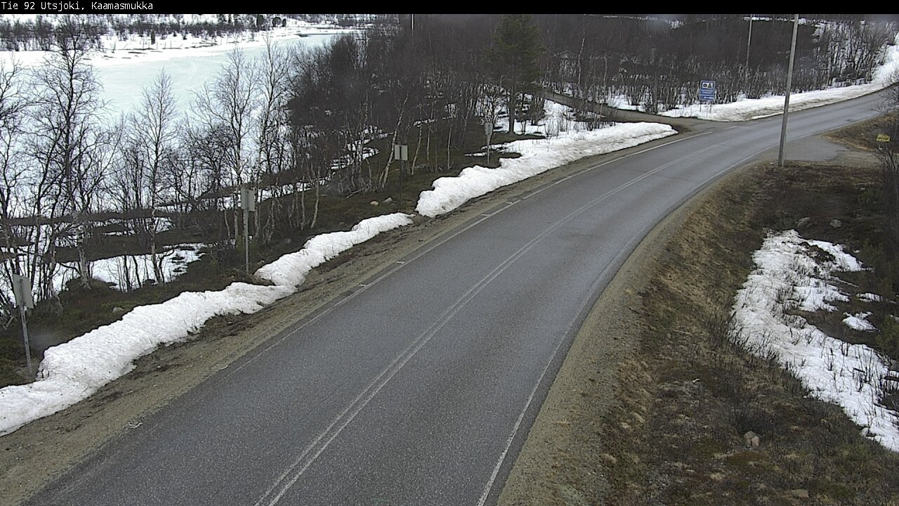 Weather Camera Image Väg 92 Utsjoki, Kaamasmukka, Utsjoki, Lappi