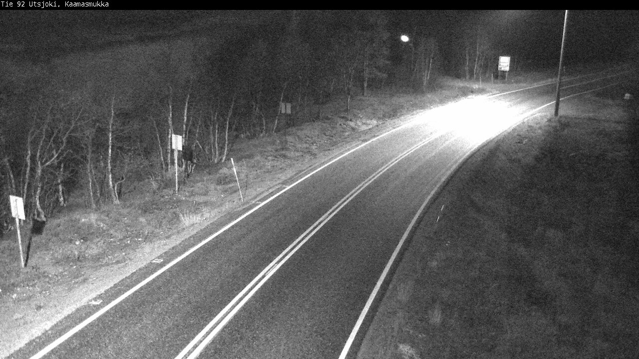 Kelikamerat Kuva Tie 92 Utsjoki, Kaamasmukka, Utsjoki, Lappi